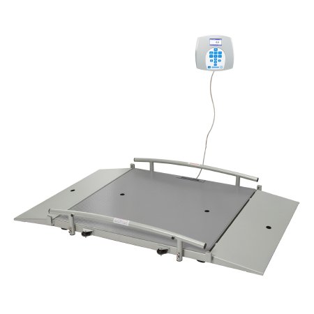 Picture of Wheelchair Scale Health O Meter® Digital LCD Display 454 kg Capacity Gray AC Adapter / Battery Operated2650KG