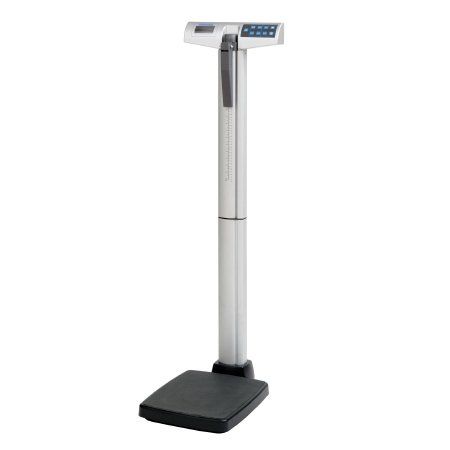 Picture of Column Scale with Height Rod Health O Meter® Digital Display 220 kg Weight Capacity Gray Battery Operated500KGAD
