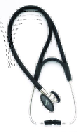 Picture of Cardiology Stethoscope Harvey™ Elite® Black 1-Tube 17 Inch Tube Double-Sided Chestpiece5079-125