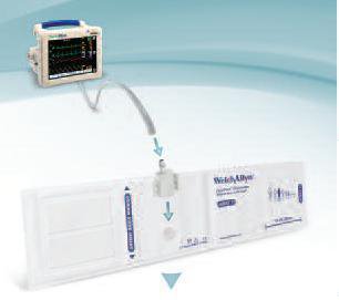 Picture of Blood Pressure Cuff FlexiPort® Infant Arm Small Cuff 9 - 13 cm Cloth Fabric CuffSOFT-07