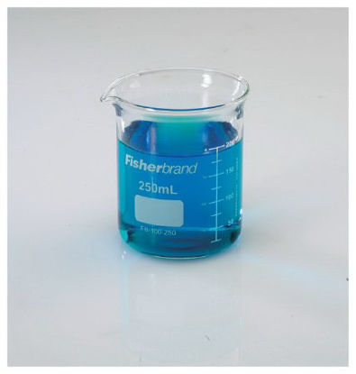Picture of Laboratory Beaker Fisherbrand™ Griffin Low-Form Borosilicate Glass 250 mL (8 oz.)FB100250