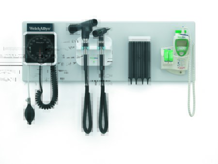 Picture of Integrated Wall System Green Series™ 777 GS 777 Wall Transformer, Coaxial Ophthalmoscope, Pneumatic Otoscope, Wall Aneroid, SureTemp® Thermometer77797-X