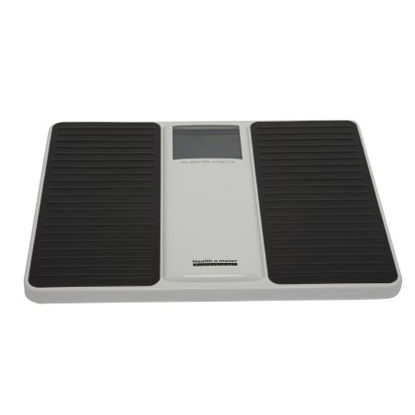 Picture of Floor Scale Health O Meter® Digital LCD Display 500 lbs. / 220 kg Capacity Black / White AC Adapter / Battery Operated880KLS
