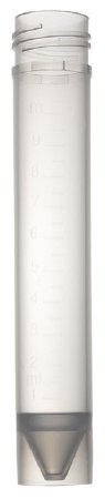 Picture of Transport Tube Conical Bottom, Skirted Plain 16.6 X 102 mm 12 mL Without Color Coding Without Closure Polypropylene TubeT552-12ATTP