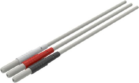 Picture of ECG Leadwire Set 40 Inch, Black, White, Red, 3 Lead, Snap TypeD40102