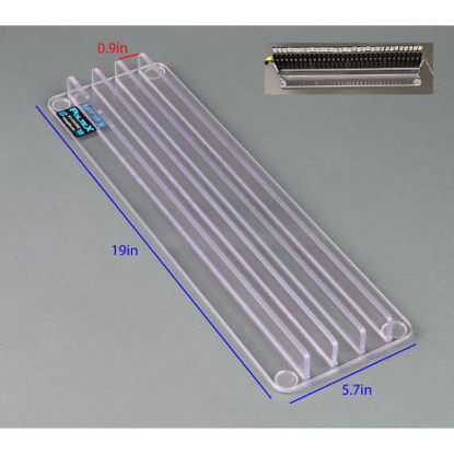 Picture of Sample Tube Strip Tray Stabilizer 3 Slot, Clear For use with Hamilton MachineSMPSTABHAM3
