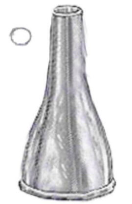 Picture of Ear Speculum Tip Oval Tip Size 1 Chrome Plated 4 mm Reusable19-22