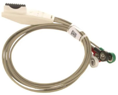 Picture of Patient Cable Welch Allyn 4 Wires with Snap Connectors For use with ECG System9293-034-50