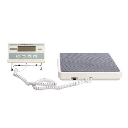 Picture of Floor Scale Health O Meter® Digital LCD Display 400 lbs. Capacity White AC Adapter / Battery Operated349KLXAD
