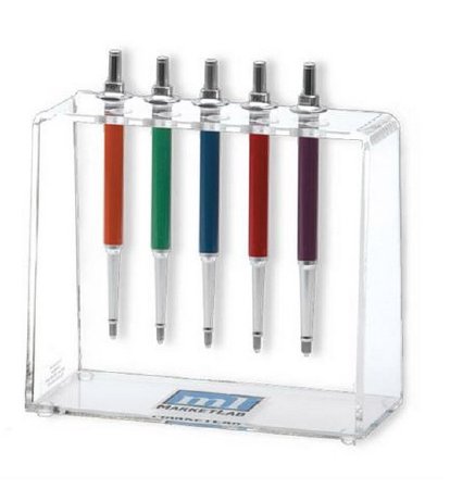 Picture of Pipettor Rack X-Stable 10-Place, 4 X 8.25 X 9.5 Inch, Acrylic For Most MLA Pipettors7815