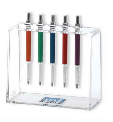 Picture of Pipettor Rack X-Stable 10-Place, 4 X 8.25 X 9.5 Inch, Acrylic For Most MLA Pipettors7815