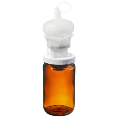 Picture of Water Sampler with Amber Bottle Nalgene™ Glass / PTFE Closure 1,000 mL (32 oz.)1120-1000
