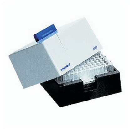 Picture of Thermoblock Eppendorf™ Thermomixer™ 4.9 Inch, 1400 rpm Max. Speed, 70°C Maximum Temperature, For One PCR and Deepwell Plate For Thermomixer R and ThermoStat Plus Thermal Mixers05-400-35