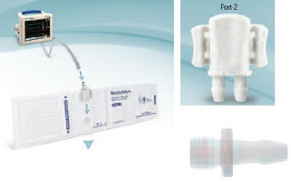 Picture of Blood Pressure Cuff FlexiPort® Child Arm Size 9 Cuff 15 - 21 cm Cloth Fabric CuffSOFT-09-2SC