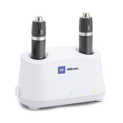 Picture of Desk Charger with two Premium Lithium Ion Plus USB Rechargeable Power Handles Welch Allyn 3.5 V Universal Desk Changer and Battery71-XXXLDE