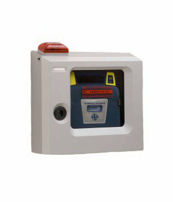 Picture of AED Cabinet Surface Mount Stainless Steel with Plastic Front 2 Keyed180-2021-101