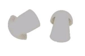 Picture of Ear Tips 11 mm, Mushroom Shape, White, Plastic Welch Allyn® TM 262 Auto Tymp™ 2620026011