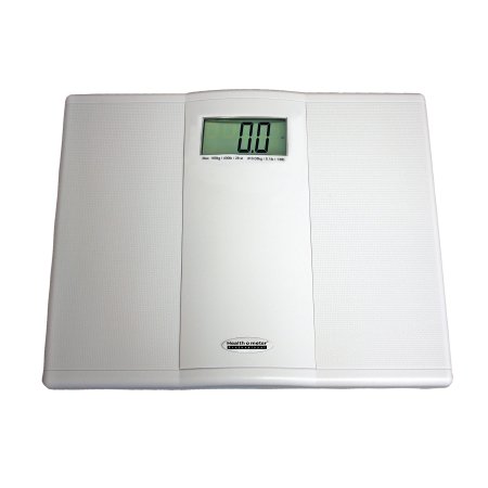 Picture of Floor Scale Health O Meter® Digital LCD Display 400 lb/ 180 kg Capacity White AC Adapter / Battery Operated822KL