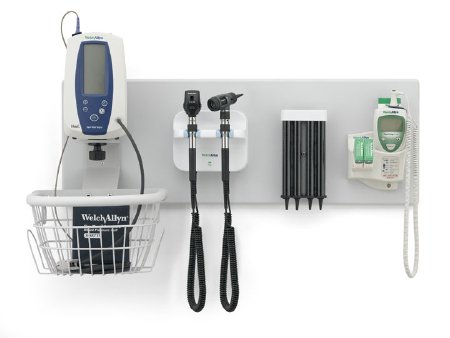Picture of Integrated Wall System Green Series™ 777 GS 777 Wall Transformer, Coaxial Ophthalmoscope, Diagnostic MacroView™ Otoscope, Wall Mounting Bracket77794-MSPOT