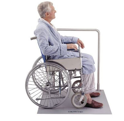 Picture of Floor Scale Digital Display 375 kg Capacity Chrome AC Adapter / Battery Operated6102-KXF-B