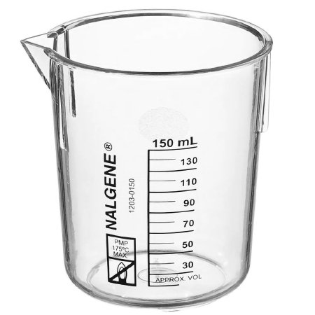 Picture of Laboratory Beaker Nalgene™ Griffin Low-Form PMP 150 mL1203-0150