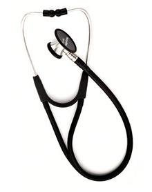 Picture of Cardiology Stethoscope Harvey™ Elite® Black 1-Tube 17 Inch Tube Double-Sided Chestpiece5079-125P