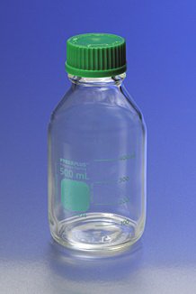 Picture of Media Storage Bottle PyrexPlus® PVC-Coated Round / Wide Mouth Polypropylene 2 Liter (64 oz.)616262L