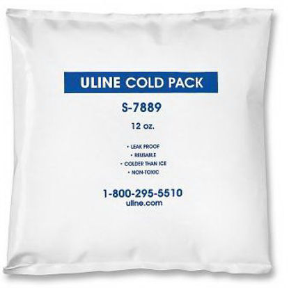 Picture of Refrigerant Gel Pack 1 X 5-1/2 X 5-3/4 Inch, 12 oz. For Safe Transport of Temperature-sensitive ItemsS-7889