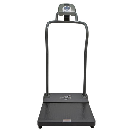 Picture of Floor Scale Health O Meter® Digital LCD Display 454 kg Capacity Gray AC Adapter / Battery Operated3001KG-AMUA