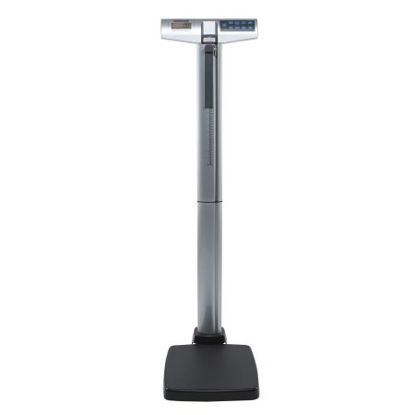 Picture of Column Scale with Height Rod Health O Meter® Digital Display 550 lbs. / 250 kg. Weight Capacity Gray501KL