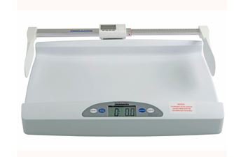 Picture of Pediatric Scale with Height Rod Health O Meter® Digital LCD Display 20 kg Capacity White Battery Operated553KGCT-EHR