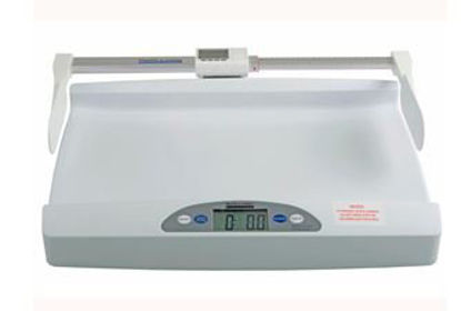 Picture of Pediatric Scale with Height Rod Health O Meter® Digital LCD Display 20 kg Capacity White Battery Operated553KGCT-EHR