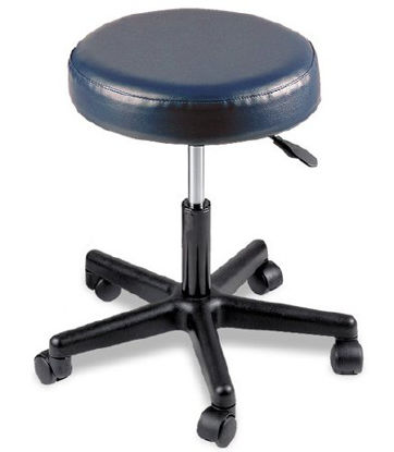 Picture of Therapy Stool Chattanooga Backless Pneumatic Height Adjustment 5 Casters Imperial Blue77060