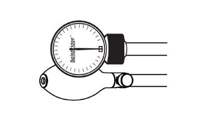 Picture of Blood Pressure Cuff Trimline® Adult Arm Large Cuff 35.5 - 46 cm Cloth Fabric Cuff39185