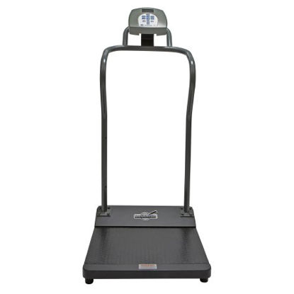 Picture of Floor Scale Health O Meter® Digital LCD Display 454 kg Capacity Gray AC Adapter / Battery Operated3001KG-AM