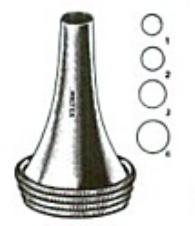 Picture of Ear Speculum Tip Round Tip Size 3 Stainless Steel 3 mm Reusable19-48-A