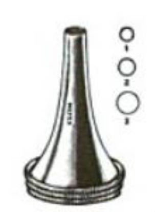 Picture of Ear Speculum Tip Round Tip Stainless Steel 3, 4, 5 mm Reusable19-40