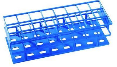 Picture of Test Tube Rack 8.7 X 10.4 X 25.4 cm, Blue, 40-Place For 20 mm For Tube O.D.89215-778