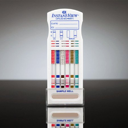 Picture of Drugs of Abuse Test Instant-view® 5-Drug Panel AMP, COC, MOP, PCP, THC Urine Sample 25 Tests03-3576QW