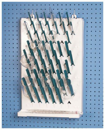 Picture of 3-Tiered Wall Mount Rack Drying Rack Lab-Aire™ II 57 Place 5 X 14-3/4 X 23-2/5 Inch03422205