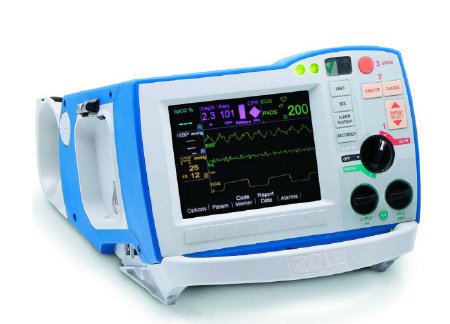 Picture of Refurbished Defibrillator Unit Automatic Zoll® R Series Electrode / Paddle Contact10220000001130013