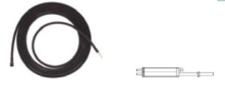 Picture of Monitor Tubing 3 Meter, With Metal Female Luer Slip Adapter For Welch Allyn Propaq and HP/Philips Monitors5082-245