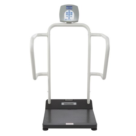 Picture of Floor Scale Health O Meter® Digital LCD Display 454 kg Capacity Gray AC Adapter / Battery Operated1100KG-BT