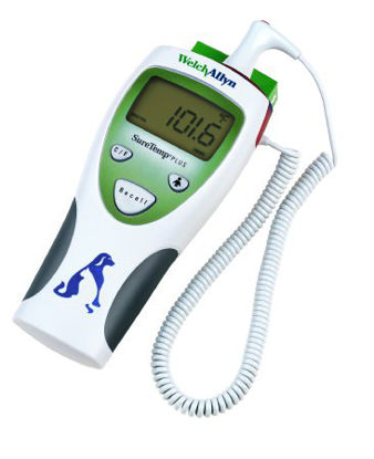 Picture of Electronic Probe Thermometer SureTemp® Rectal Veterinary Probe Handheld / Wall Mount01690-201V