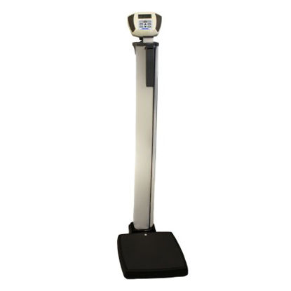 Picture of Column Scale with Height Rod Health O Meter® Digital LCD Display 272 Kg Weight Capacity Gray AC Adapter600KG