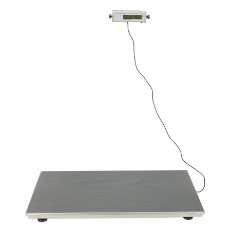 Picture of Floor Scale Health O Meter® Digital LCD Display 600 lbs. / 270 kg Capacity Silver AC Adapter / Battery Operated2842KL