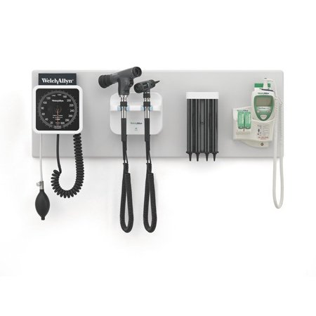 Picture of Integrated Wall System Green Series™ 777 SureColor LED Technology, Wall Board, GS 777 Wall Transformer, PanOptic™ Ophthalmoscopes, Diagnostic Macroview™ Otoscopes, Wall Aneroid, Suretemp® Plus Thermometer77791-2MPXL