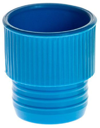 Picture of T401 Series Tube Closure Polyethylene Plug Cap Blue 17 mm For 17 mm Test TubesT401-10B