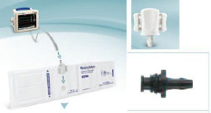 Picture of Blood Pressure Cuff FlexiPort® Adult Thigh X - Large Cuff 40 - 55 cm Cloth Fabric CuffSOFT-13-1TP