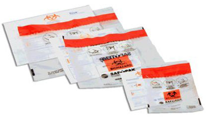 Picture of Infectious Substance Secondary Specimen Container Saf-T-Pak™ Category A 10 X 10 Inch 20-Vial Capacity For Infectious SubstancesNC9116474